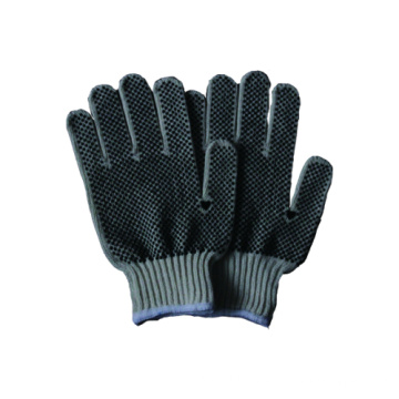 7g Knitted T/C Liner Work Glove with PVC Dotted